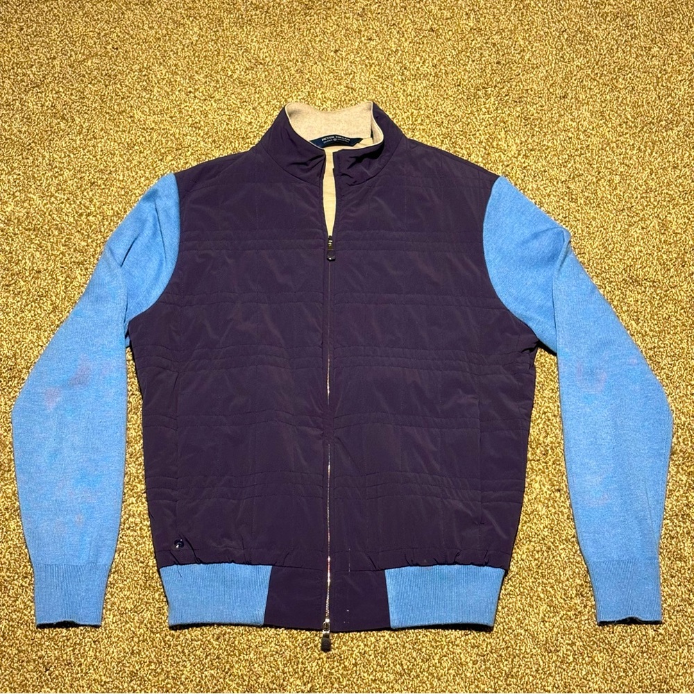 Peter Millar Stealth Light Full Zip Cardigan